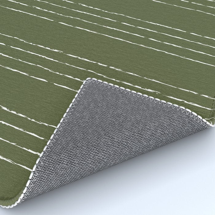 Lines #5 (Moss Green) Rug Gallery Image 4