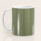 Lines #5 (Moss Green) Coffee Mug Gallery Image 3
