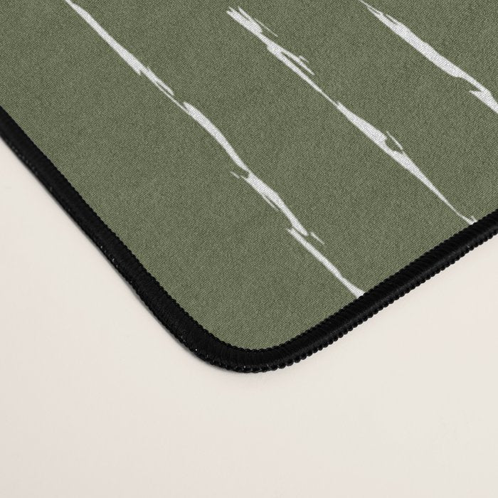 Lines #5 (Moss Green) Desk Mat Gallery Image 4