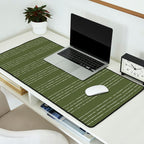 Lines #5 (Moss Green) Desk Mat Gallery Image 2