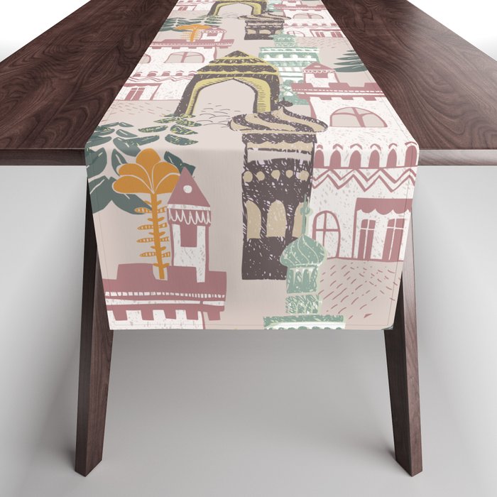 Block print Home Table Runner Gallery Image 1