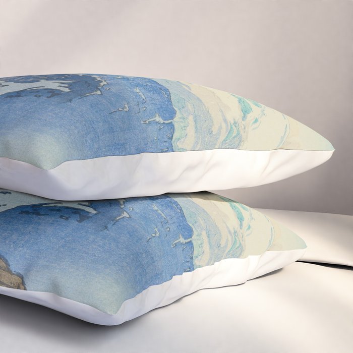 The Jungfrau Vintage Beautiful Japanese Woodblock Print Hiroshi Yoshida Pillow Sham Gallery Image 3