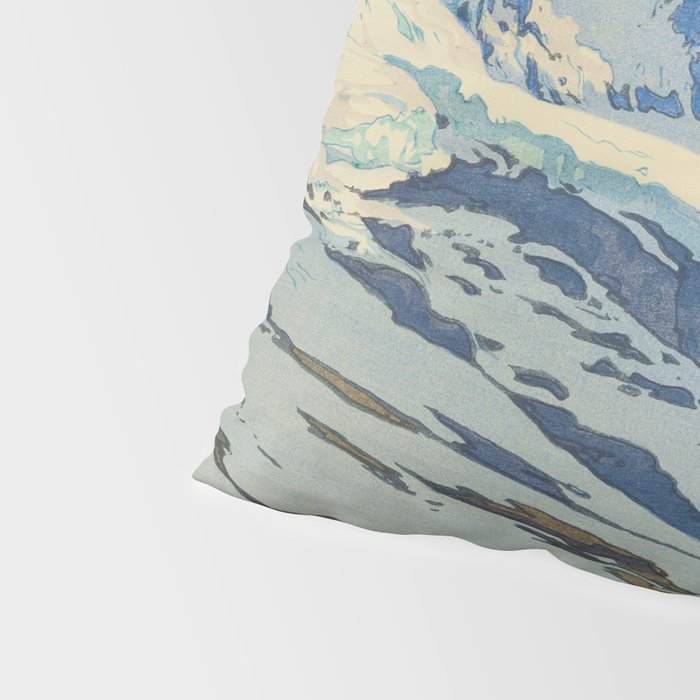 The Jungfrau Vintage Beautiful Japanese Woodblock Print Hiroshi Yoshida Pillow Sham Gallery Image 4