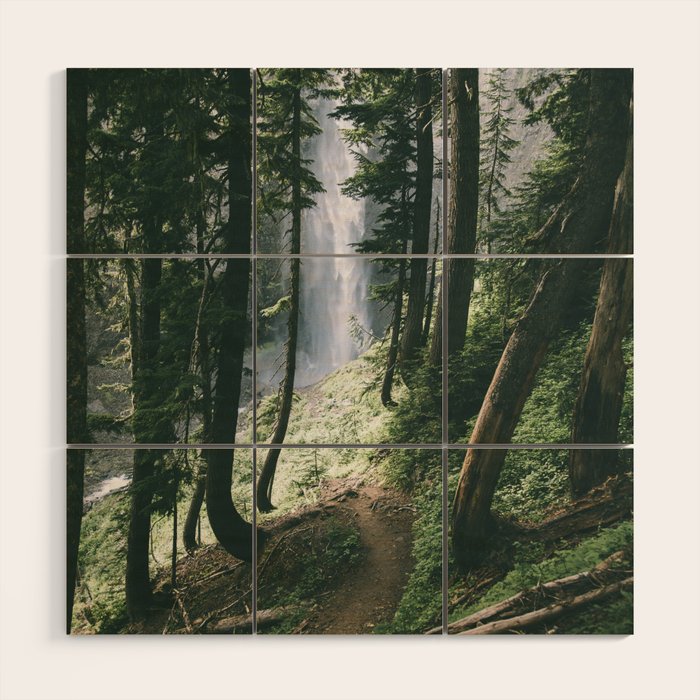 To The Falls Wood Wall Art Gallery Image 1