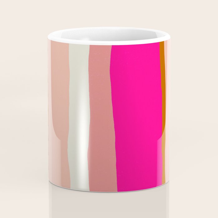 Flamingo Stripes Coffee Mug Gallery Image 4