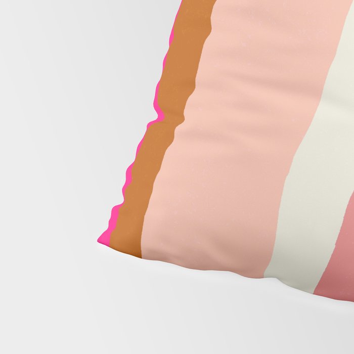 Flamingo Stripes Pillow Sham Gallery Image 4
