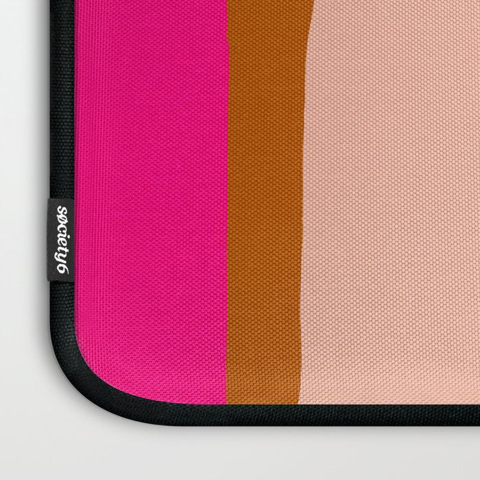Flamingo Stripes Laptop Sleeve Gallery Image 3