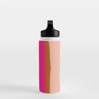 Flamingo Stripes Water Bottle Gallery Image 3