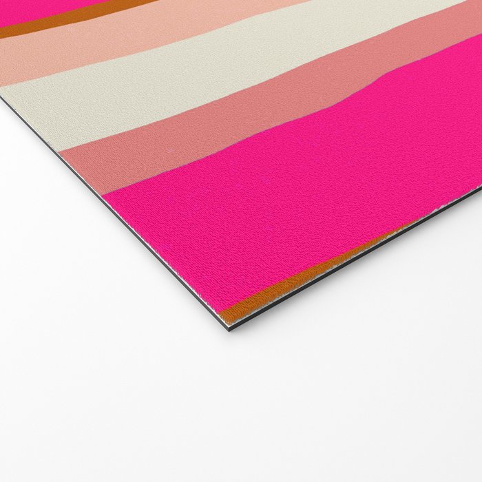 Flamingo Stripes Welcome Mat Gallery Image 2