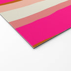 Flamingo Stripes Welcome Mat Gallery Image 2