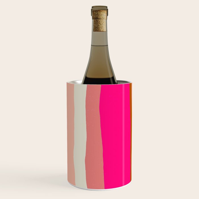 Flamingo Stripes Wine Chiller Gallery Image 1
