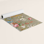 Dreamy Floral Marble End Paper 1788 William Kilburn Yoga Mat Gallery Image 2