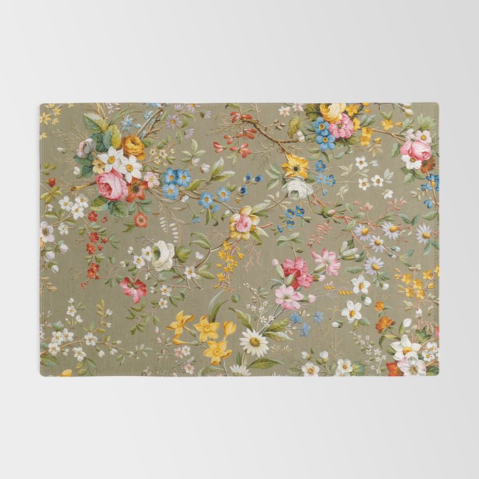 Dreamy Floral Marble End Paper 1788 William Kilburn Rug Gallery Image 2