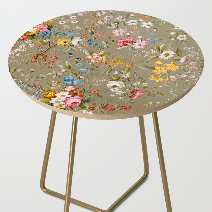 Dreamy Floral Marble End Paper 1788 William Kilburn Side Table Gallery Image 2