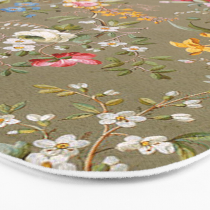 Dreamy Floral Marble End Paper 1788 William Kilburn Bath Mat Gallery Image 3