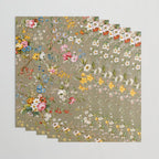 Dreamy Floral Marble End Paper 1788 William Kilburn Wrapping Paper Gallery Image 3
