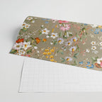 Dreamy Floral Marble End Paper 1788 William Kilburn Wrapping Paper Gallery Image 2