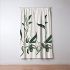 Olive Tree Branch Window Curtain Gallery Image 3