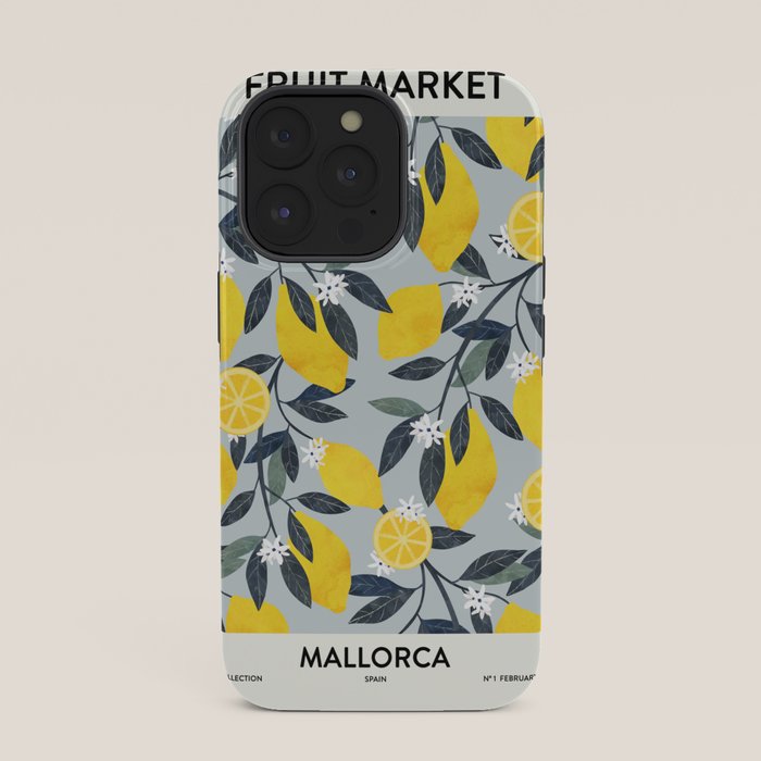 Fruit market retro Mallorca inspiration iPhone Case Gallery Image 35