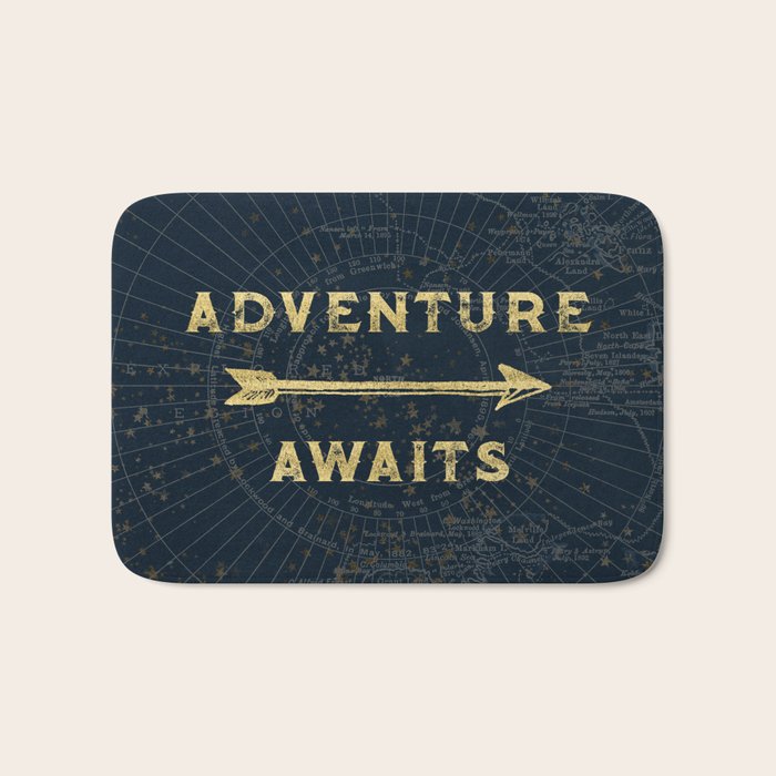 Adventure Awaits Bath Mat Gallery Image 1