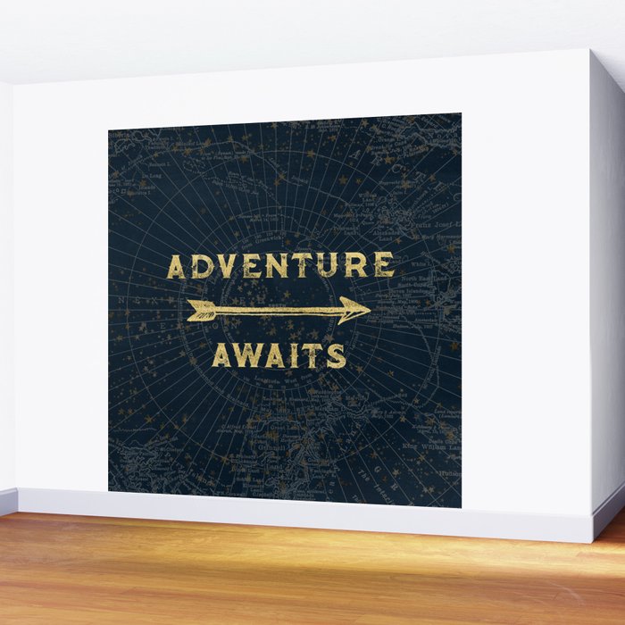 Adventure Awaits Wall Mural Gallery Image 2