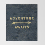 Adventure Awaits Throw Blanket Gallery Image 2