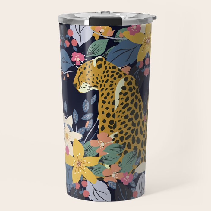Ziggy Cheetah Prints Travel Mug Gallery Image 1