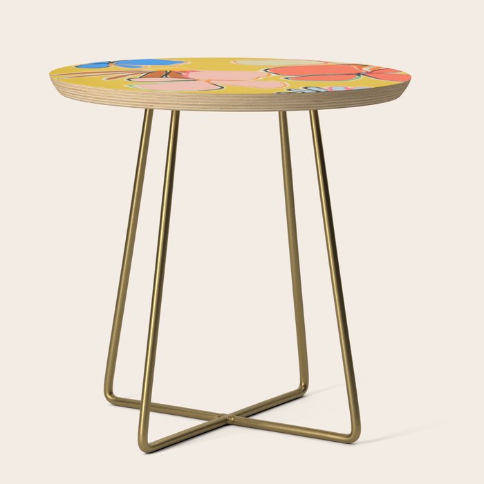 VINTAGE GARDEN YELLOW Side Table Gallery Image 1