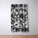 Yarrow flower blossoms vintage black and white photograph by Karl Blossfeldt   Window Curtain Gallery Image 3