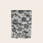 Yarrow flower blossoms vintage black and white photograph by Karl Blossfeldt   Wall Hanging Gallery Image 1