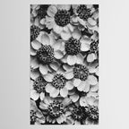 Yarrow flower blossoms vintage black and white photograph by Karl Blossfeldt   Tablecloth Gallery Image 2