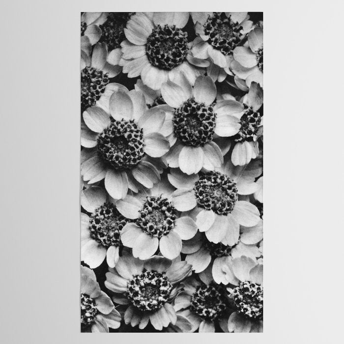 Yarrow flower blossoms vintage black and white photograph by Karl Blossfeldt   Tablecloth Gallery Image 2