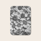 Yarrow flower blossoms vintage black and white photograph by Karl Blossfeldt   Bath Mat Gallery Image 1