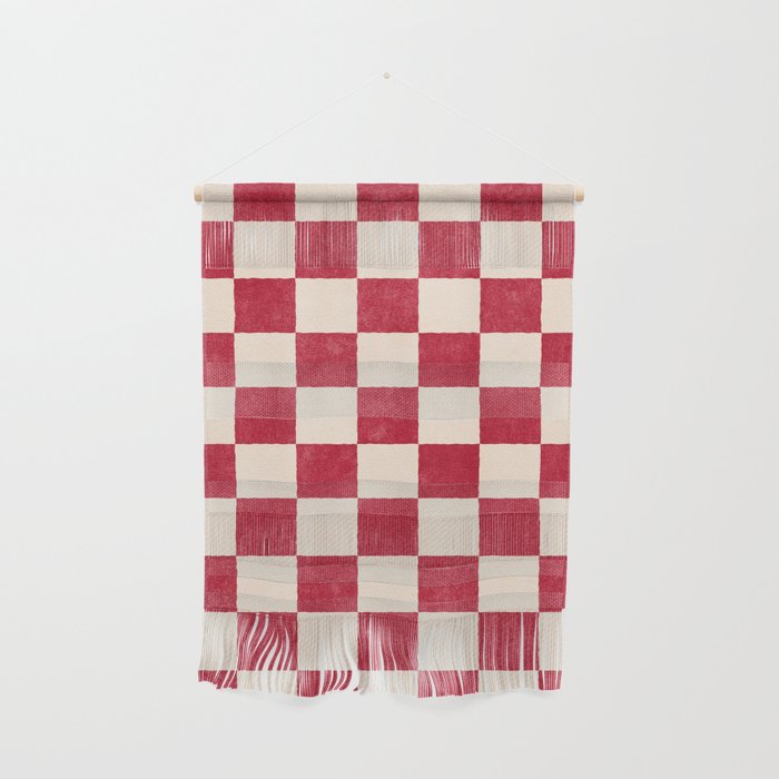 CHECKER - 001 - Tomato Wall Hanging Gallery Image 1