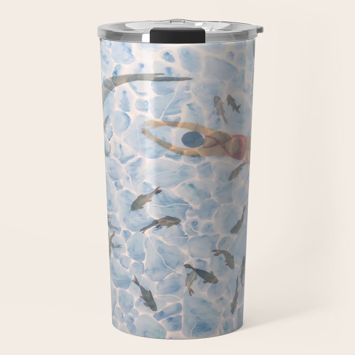 Swimming Travel Mug Gallery Image 1