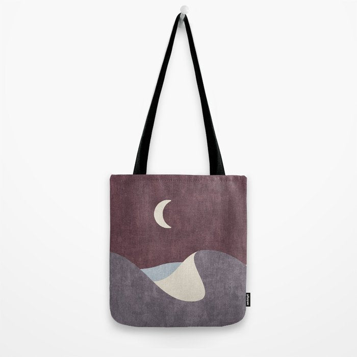 LANDSHAPES / Desert - Night Tote Bag Gallery Image 2