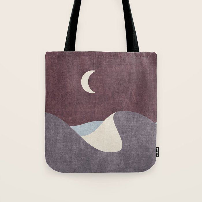 LANDSHAPES / Desert - Night Tote Bag Gallery Image 1