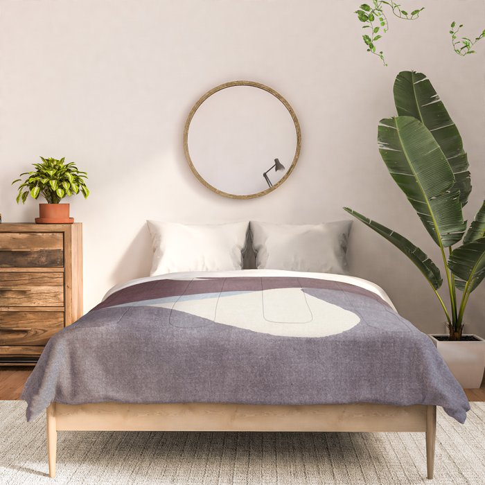 LANDSHAPES / Desert - Night Comforter Gallery Image 3