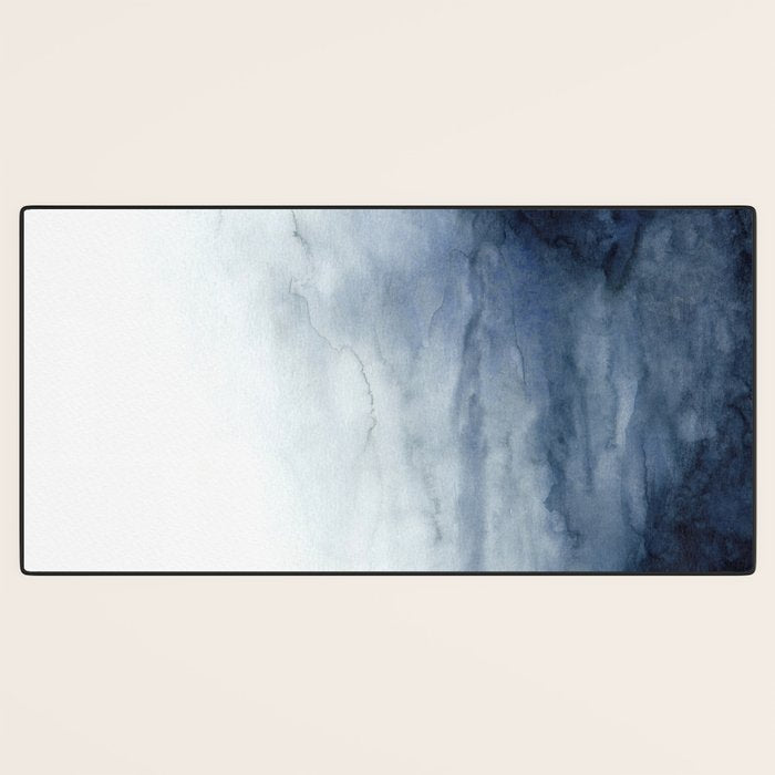 Indigo Abstract Painting | No.2 Desk Mat Gallery Image 3