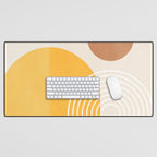 Minimal Geometric Shapes 164 Desk Mat Gallery Image 1