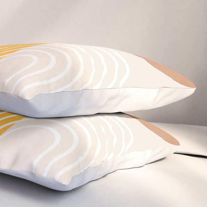 Minimal Geometric Shapes 164 Pillow Sham Gallery Image 3