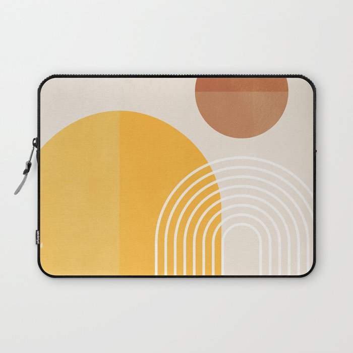 Minimal Geometric Shapes 164 Laptop Sleeve Gallery Image 1