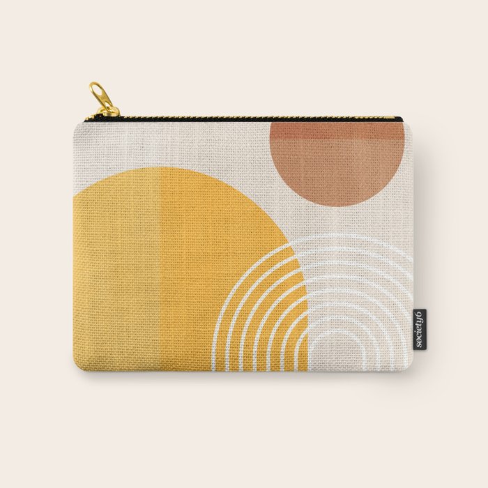 Minimal Geometric Shapes 164 Carry All Pouch Gallery Image 1