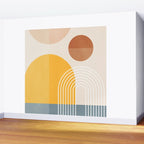 Minimal Geometric Shapes 164 Wall Mural Gallery Image 2