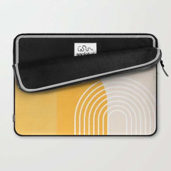 Minimal Geometric Shapes 164 Laptop Sleeve Gallery Image 2
