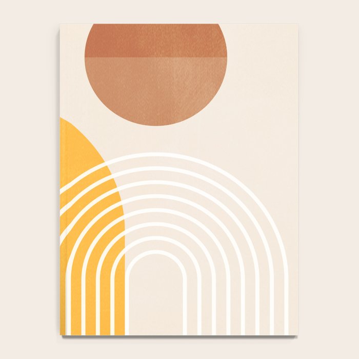 Minimal Geometric Shapes 164 Notebook Gallery Image 4