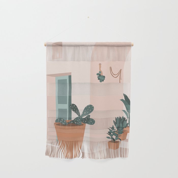 Summer doorway in Greece Wall Hanging Gallery Image 1