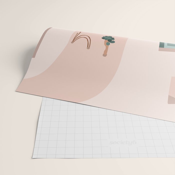 Summer doorway in Greece Wrapping Paper Gallery Image 2