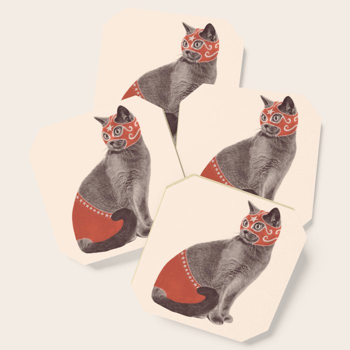 Cat Wrestler Coaster Gallery Image 1