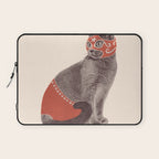 Cat Wrestler Laptop Sleeve Gallery Image 1